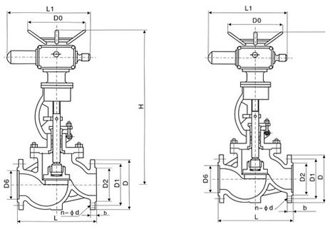 電動截止閥j941h-16c dn350（型號說明書）